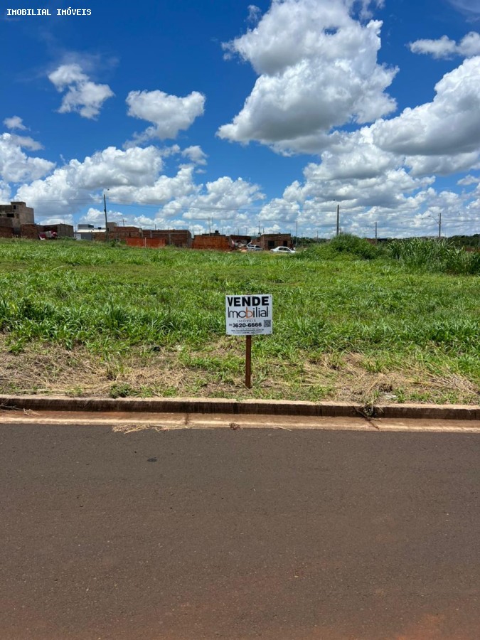 Terreno para Venda na cidade de Rio Verde no bairro RECANTO DAS EMAS
